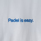 'Padel is Easy' Classic Embroidered Tee