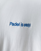 'Padel is Easy' Classic Embroidered Tee