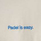 'Padel is Easy' Classic Embroidered Tee