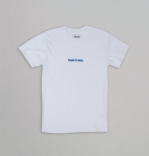 'Padel is Easy' Classic Embroidered Tee