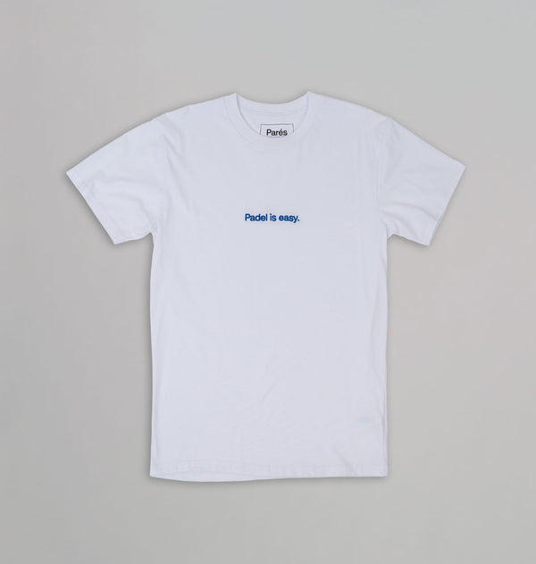 'Padel is Easy' Classic Embroidered Tee